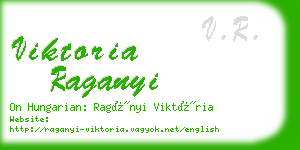 viktoria raganyi business card